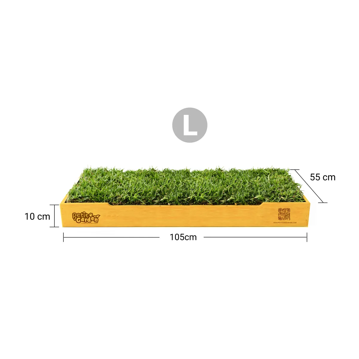 GENERICO - Sanitario de Pasto Natural para Mascotas - Talla L Premium