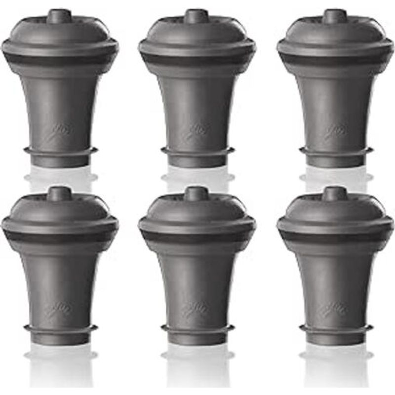 GENERICO - Tapones Para Vino Vacu Vin - Pack De 6 Und