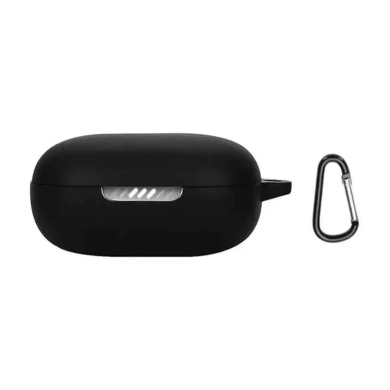 GENERICO - Funda Case De Silicona Para Audifono Jbl Wave Flex negro