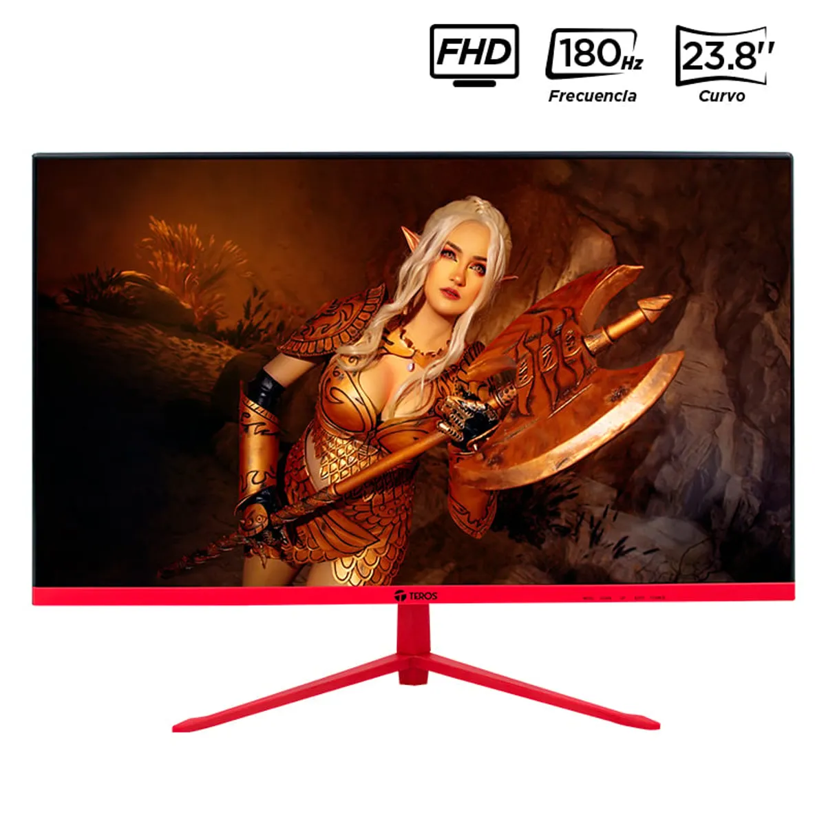 TEROS - Monitor curvo TEROS TE-2473G 238 FHD VA HDMI DP