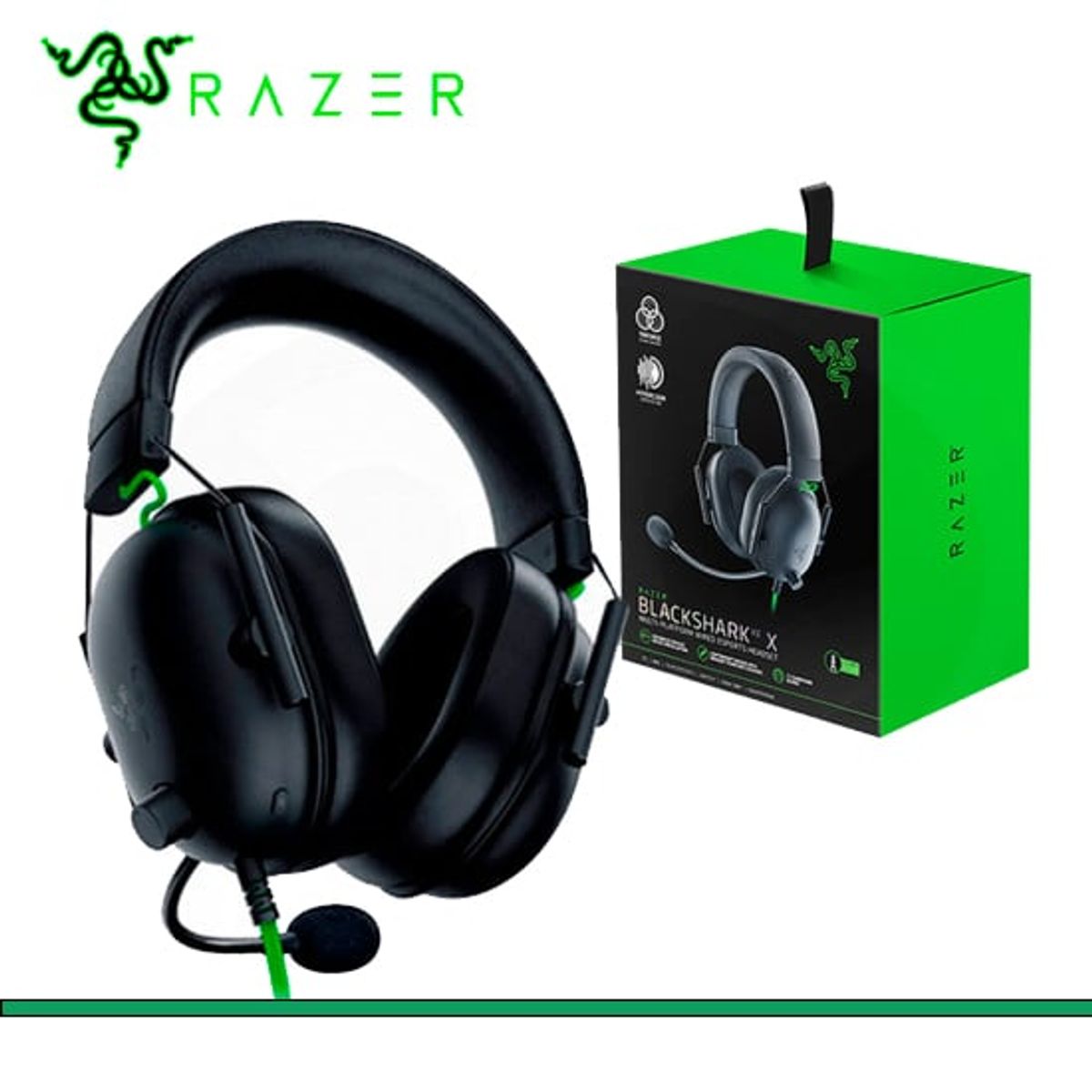 RAZER - AUDIFONO C/MICROF. RAZER BLACKSHARK V2 X MULTI-PLATFORM 50MM 7.1 BLACK