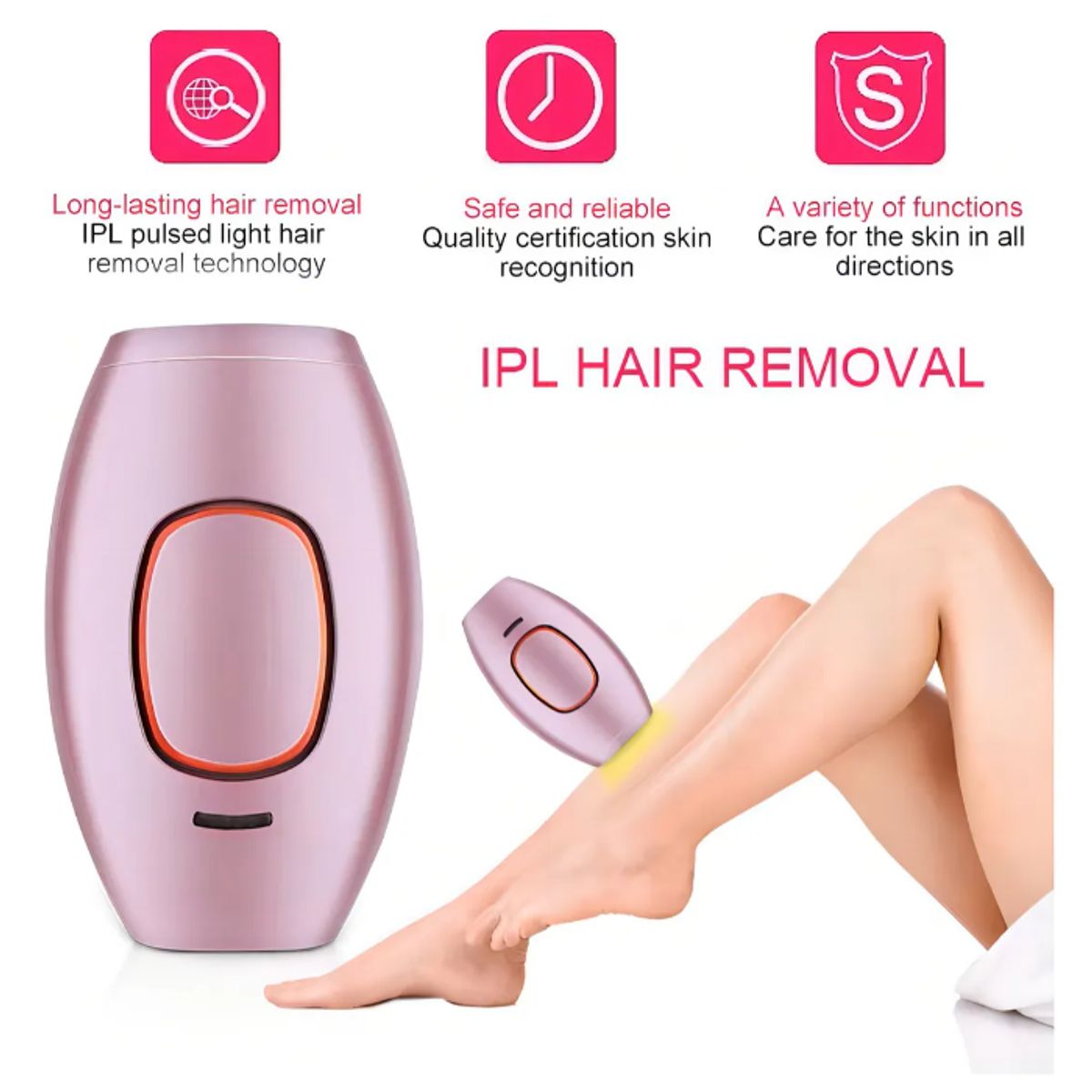 GENERICO - DEPILADOR LASER IPL PERMAMENTE SIN DOLOR PROFESIONAL