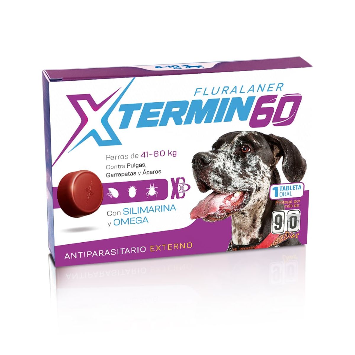 VETLINEX - ANTIPULGAS XTERMIN TABLETA MASTICABLE X 60KG