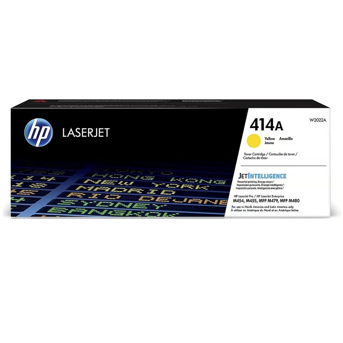 HP - Tóner Hp W2022A 414A Amarillo Para Laserjet M454dw M479dw M479fdw