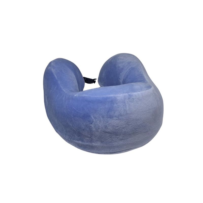 GENERICO - Almohada De Espuma Para Cuello Color Entero - CELESTE
