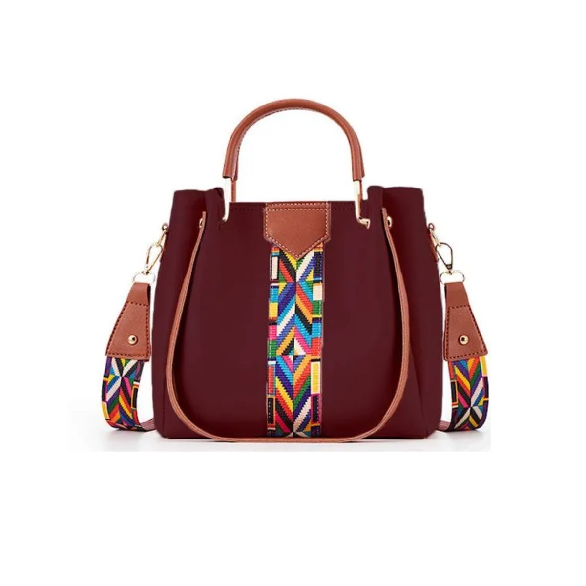 GENERICO - Bolso Cartera ANDINA Cuero Sintético