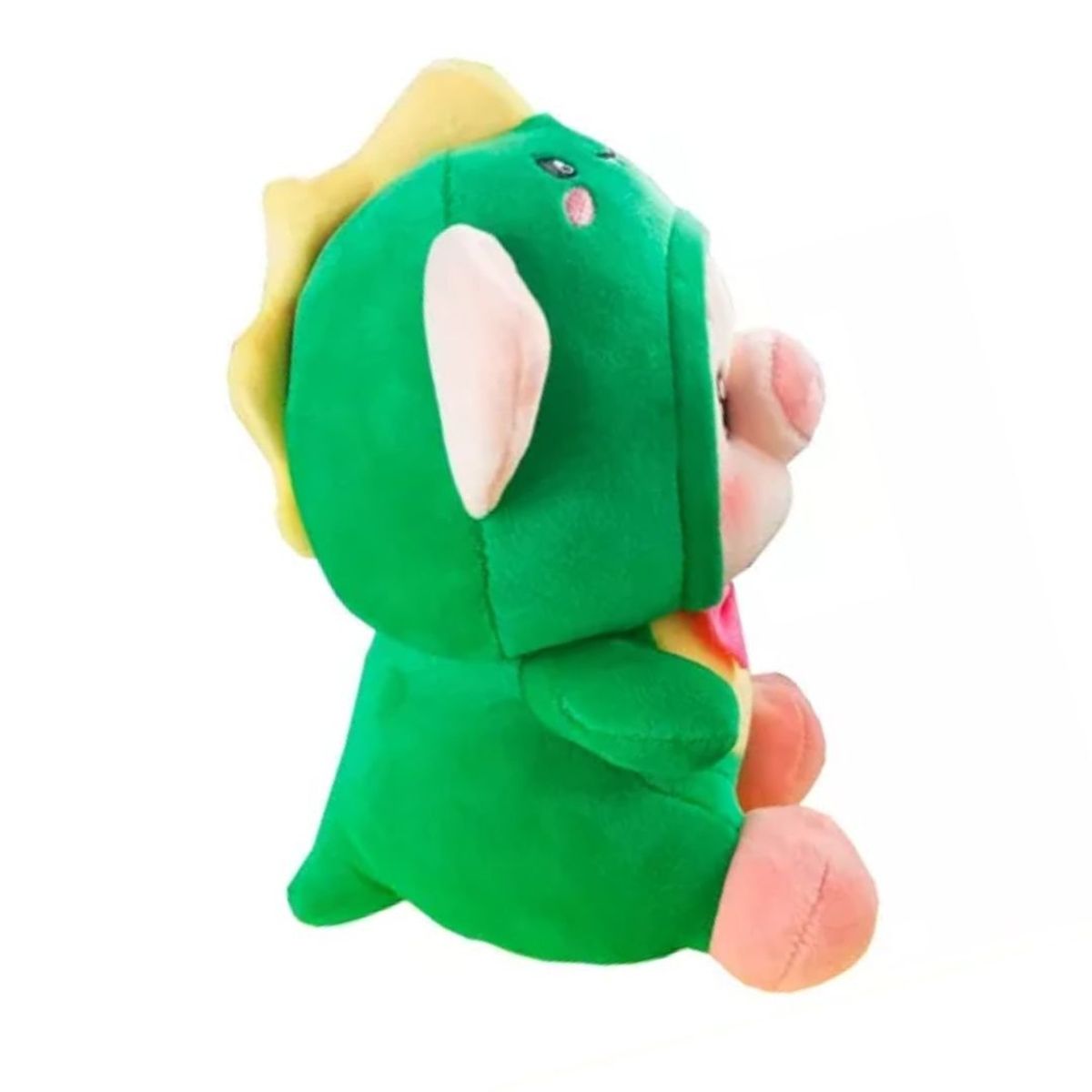 GENERICO - Lindo Peluche Suavecito Puerquito Disfraz De Dinosaurio 26cm