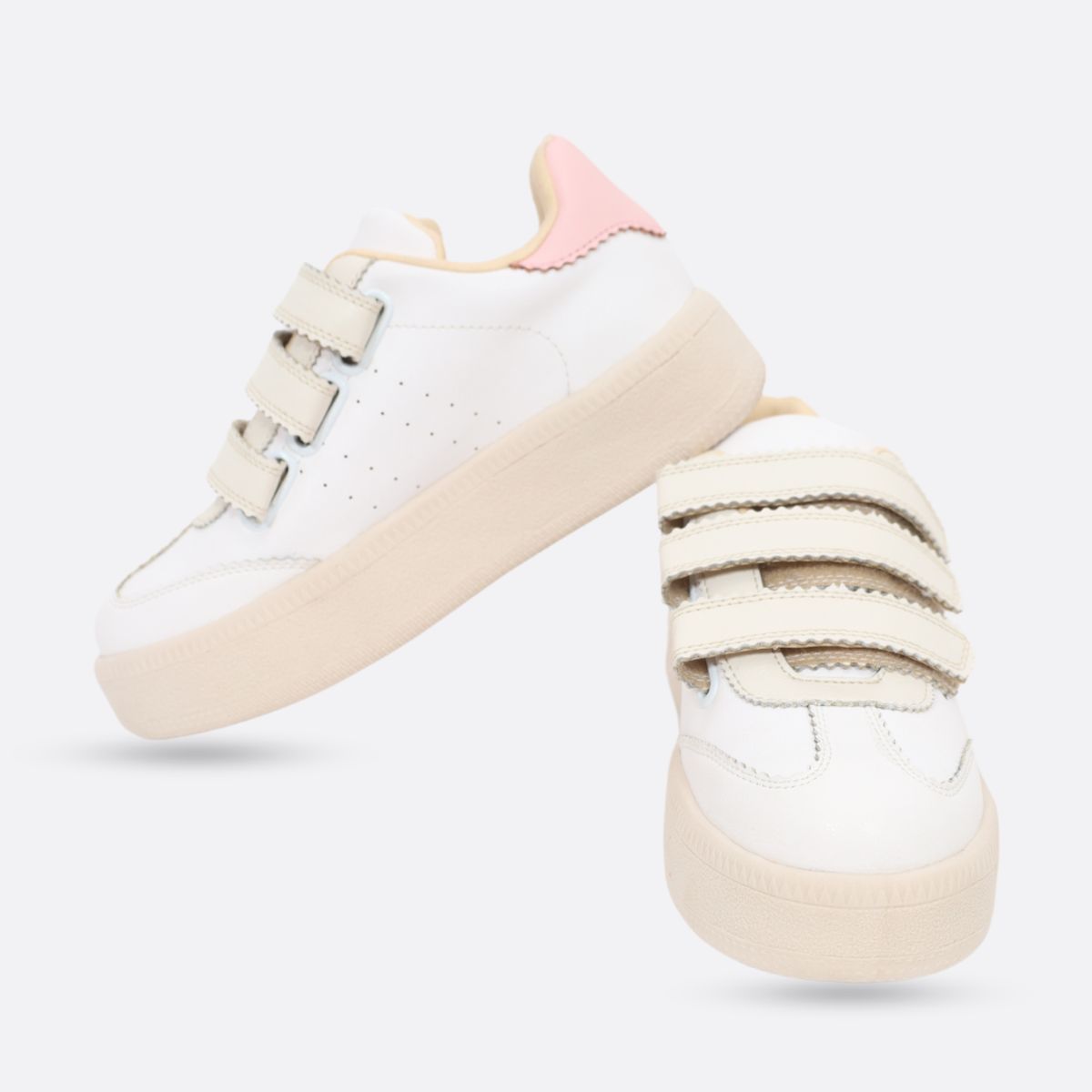 MAGDALENA SHOES - Zapatillas Mujer Luna 872 Blanco Rosa