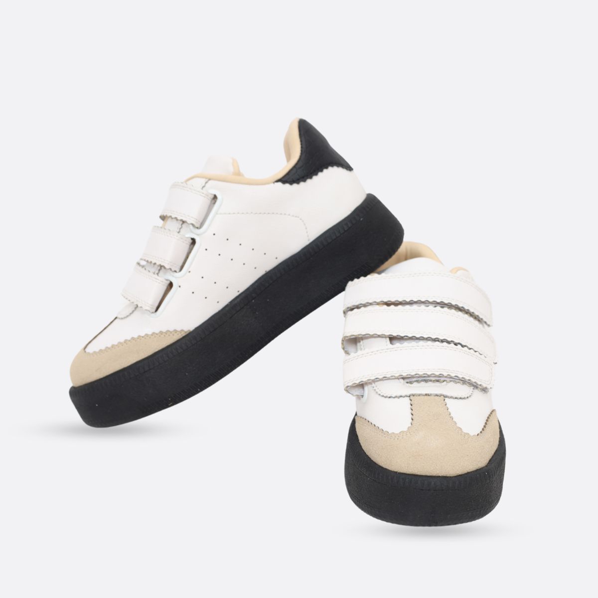 MAGDALENA SHOES - Zapatillas Mujer Luna 872 Blanco Negro