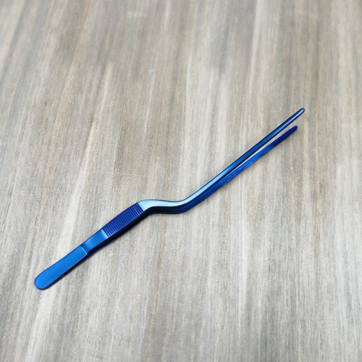 GENERICO - Pinza Curva Azul  21cm