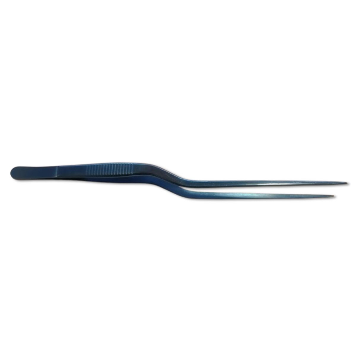 GENERICO - Pinza Curva Azul  21cm