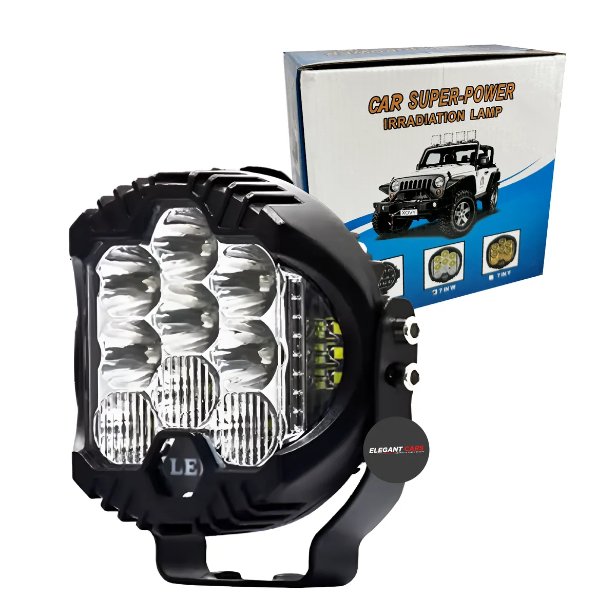 GENERICO - Neblinero Forcé Super Led Luz Blanco +DRL Ámbar 1pcs