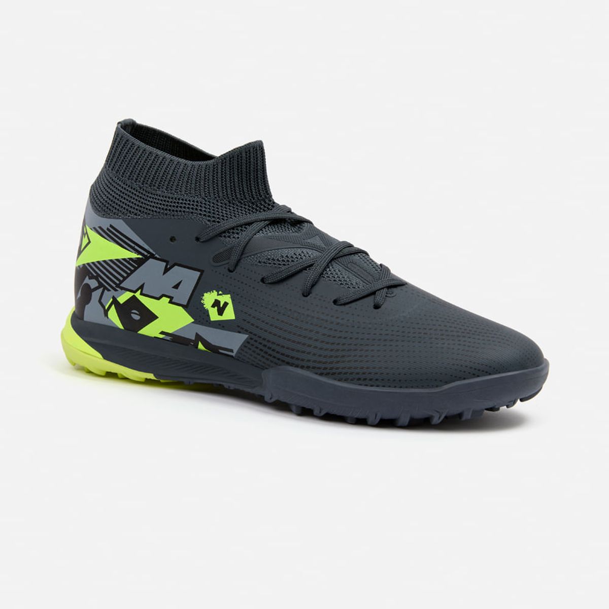 NEW ATHLETIC - Zapatillas New Athletic Football Vortex105 Plomo Con Verde Limón Hombre