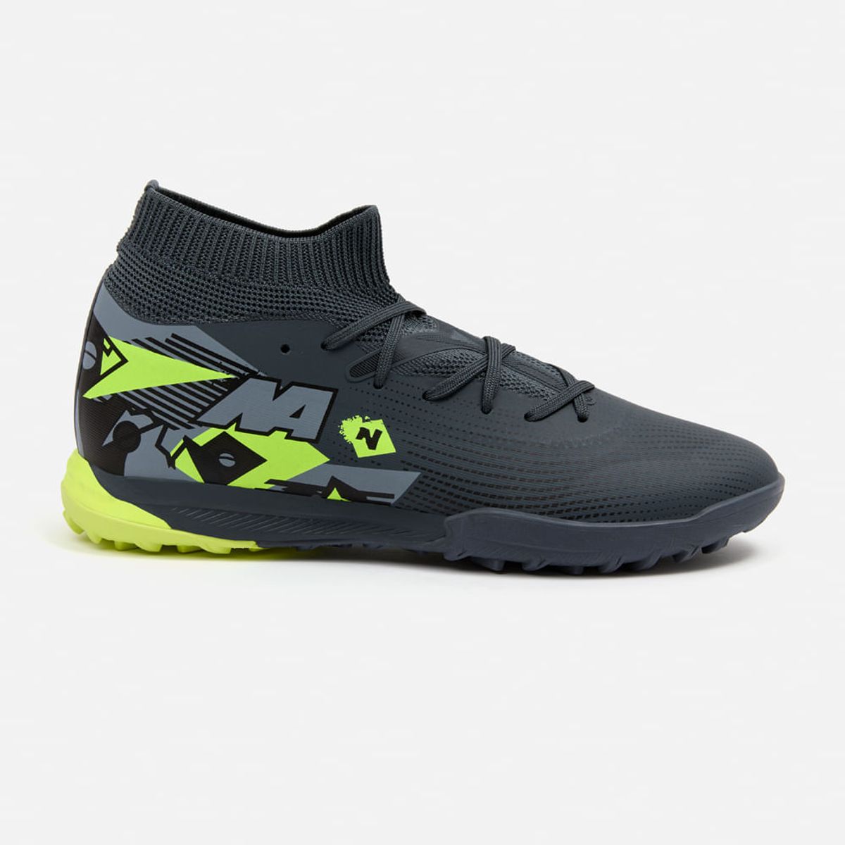 NEW ATHLETIC - Zapatillas New Athletic Football Vortex105 Plomo Con Verde Limón Hombre