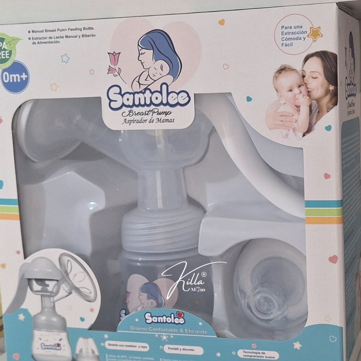 KILLA - Extractor de leche materno - TURQUESA