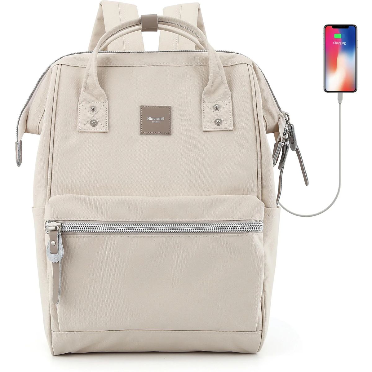 HIMAWARI - Himawari - Mochila H1881-46 Sorrel 13 Laptop Girls BP 43 Blanco Marfil