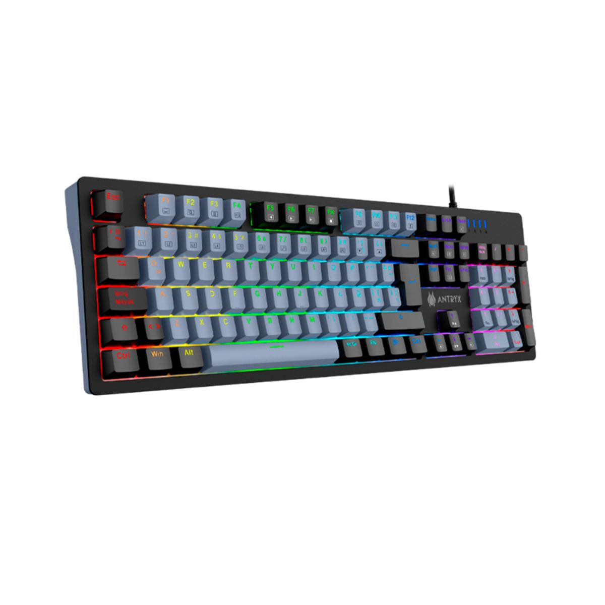 ANTRYX - Teclado Mecánico Antryx MK860L Black & Gray Red Switch