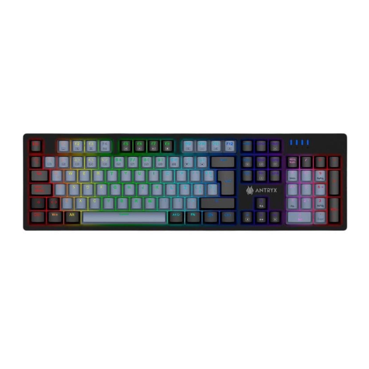 ANTRYX - Teclado Mecánico Antryx MK860L Black & Gray Red Switch