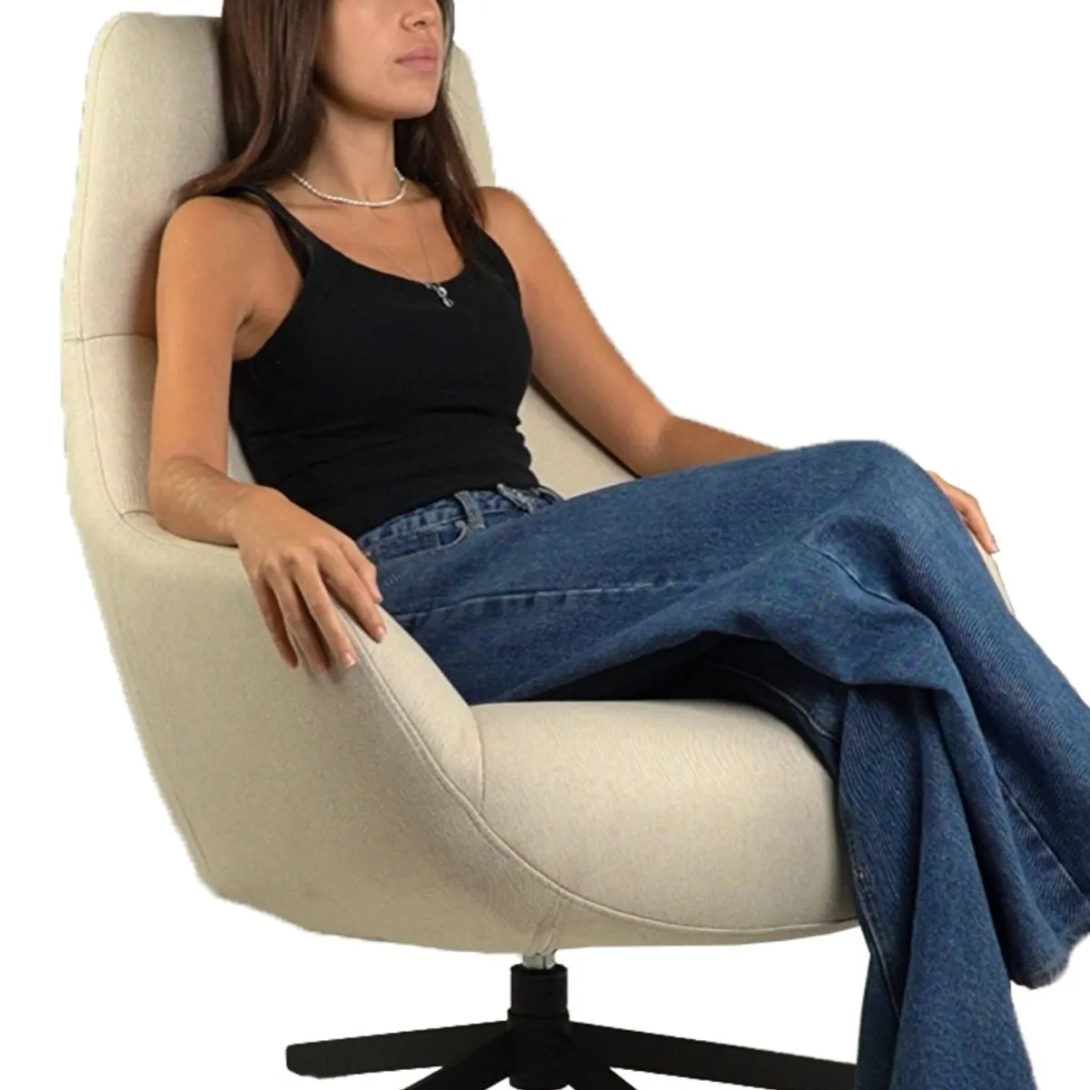 NIHM - Butaca de Tela Vipen Beige