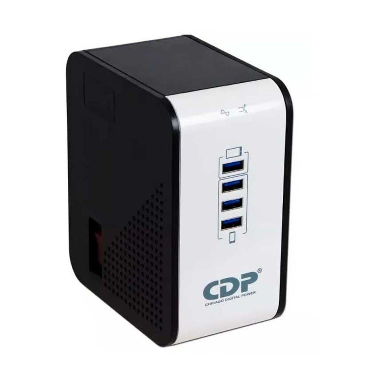 CDP - Estabilizador CDP R2CU-AVR1008I 1000VA/500W con 8 Salidas y 4 USB