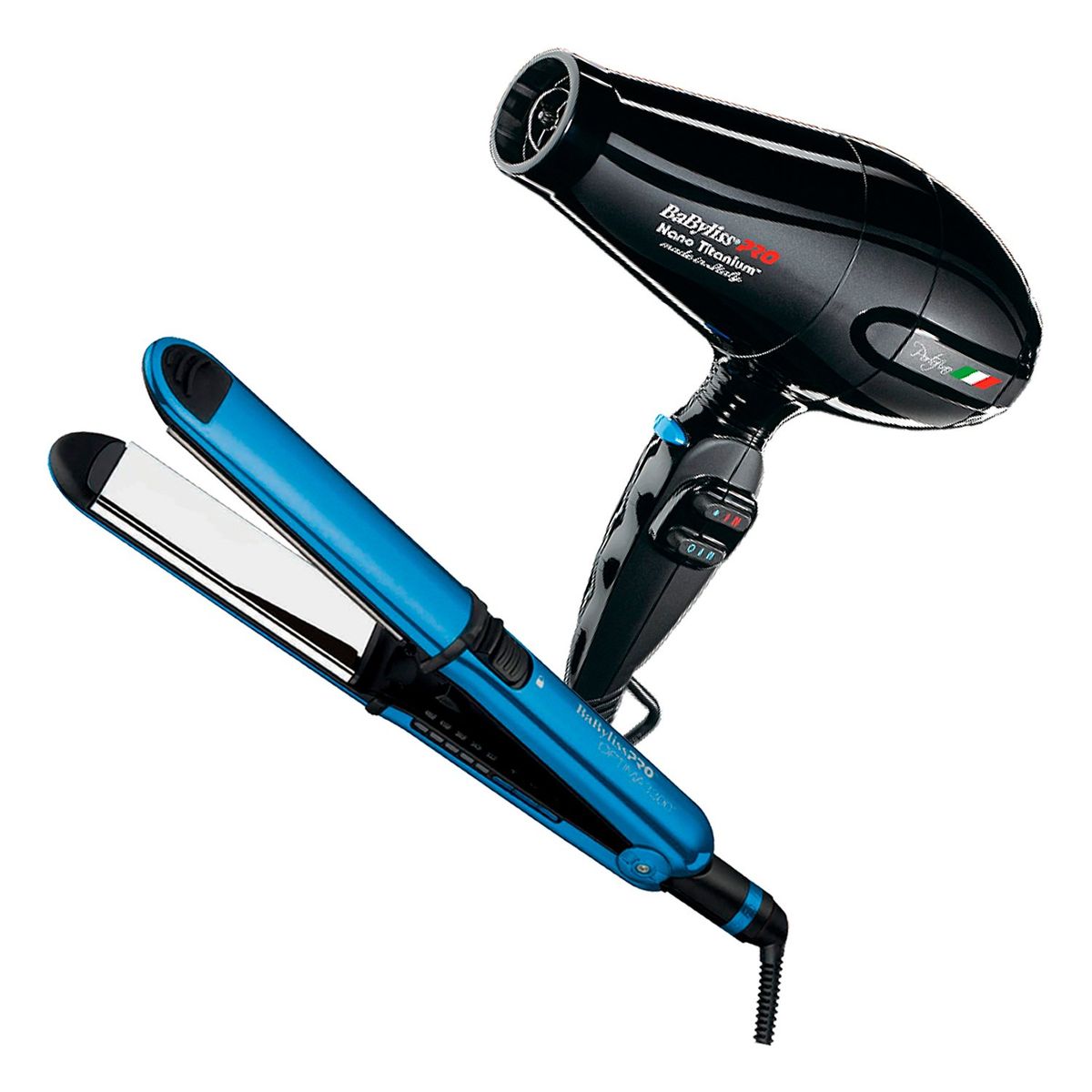 BABYLISS PRO - Combo BabylissPRO Alisadora Optima 3300 y Secador Portofino Negro