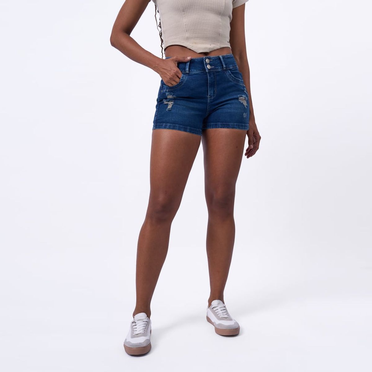 TAYSSIR - SHORT KP25 LAYSA DENIM