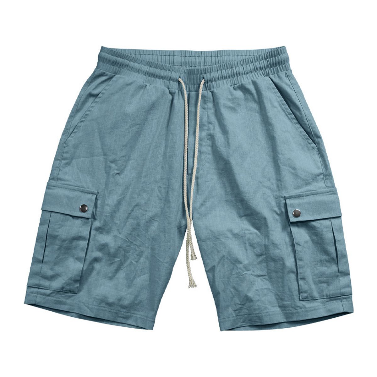BLWOENS - Pantalones cortos de verano para hombres - Azul