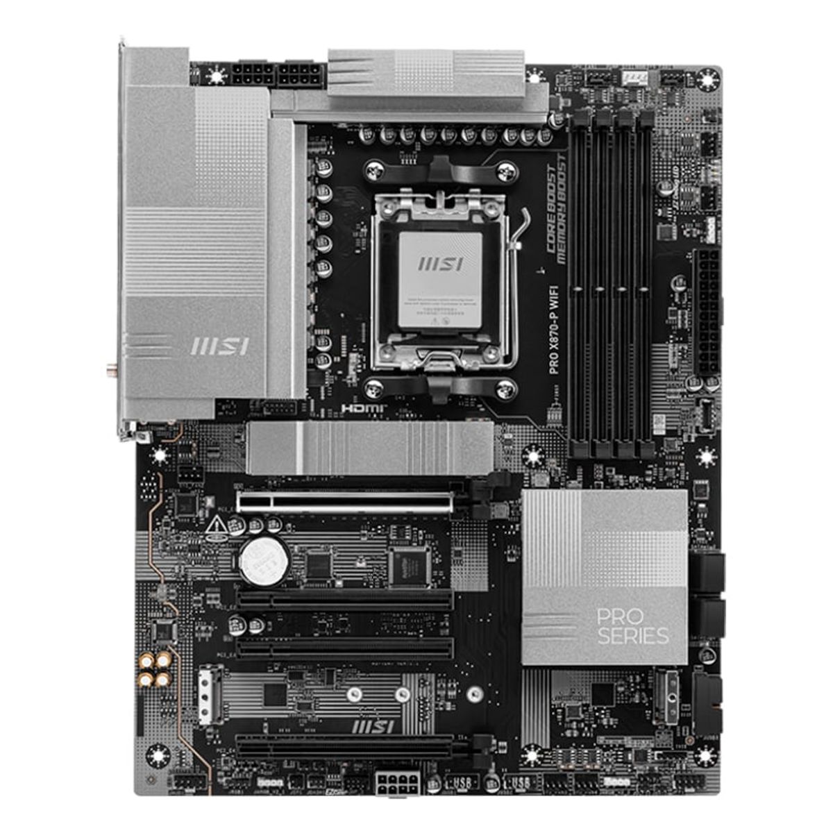MSI - Motherboard MSI PRO X870-P WIFI Chipset AMD X870 Socket AMD AM5 ATX