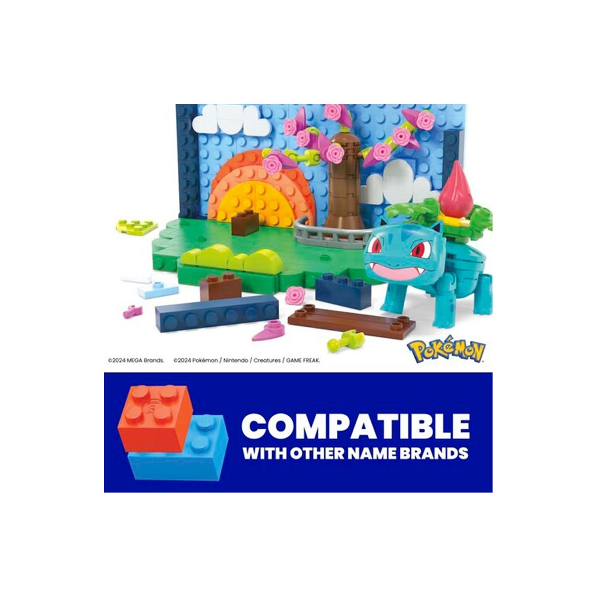 POKEMON - Pokemon MEGA Park Scene Building Toy Kits Ivysaur