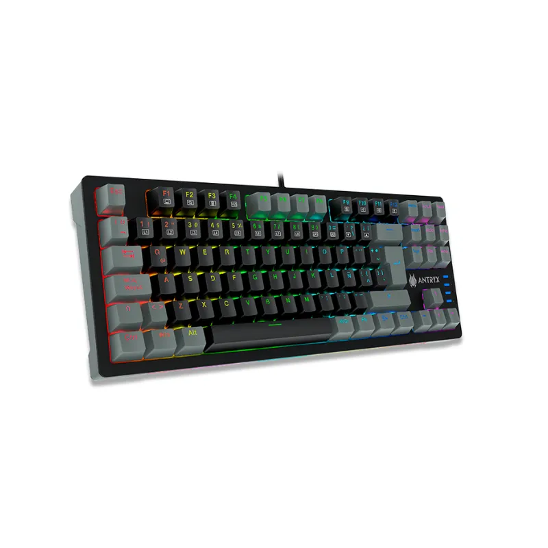 ANTRYX - Teclado Mecánico TKL Aantryx MK840L Black & Gray Blue Switch