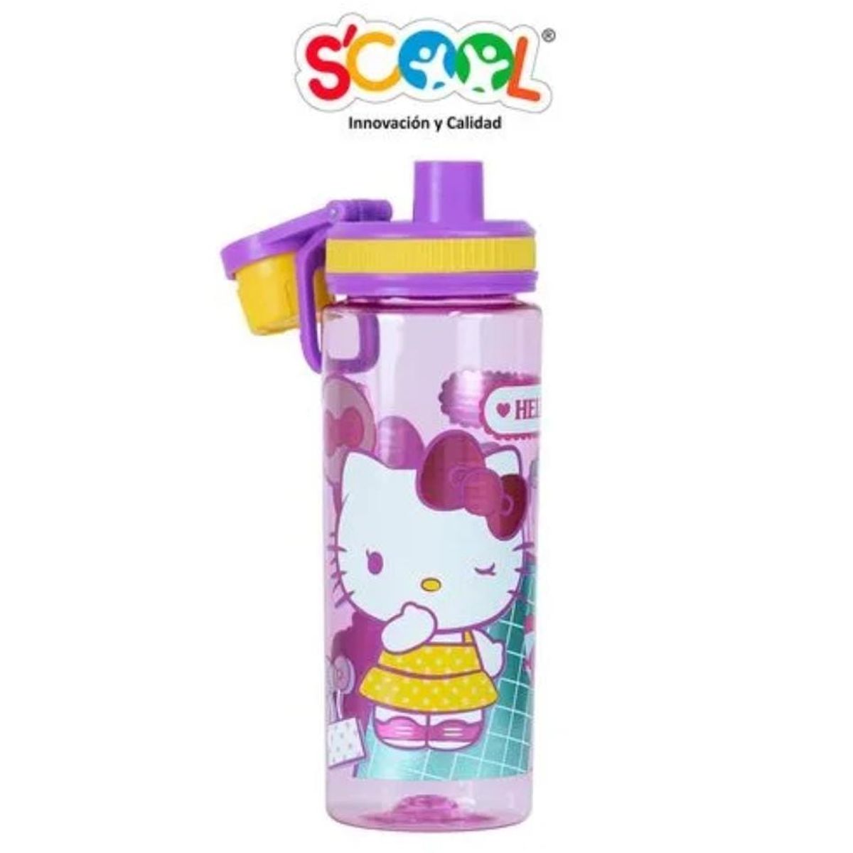 SCOOL - TOMATODO 500 ml c/Tapa Rosca Hello Kitty