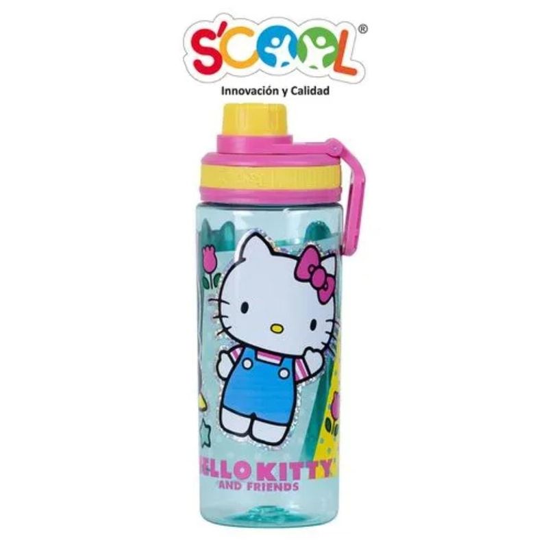 SCOOL - Bot. Pc 500 ml c/Tapa Rosca Hello Kitty & Friends
