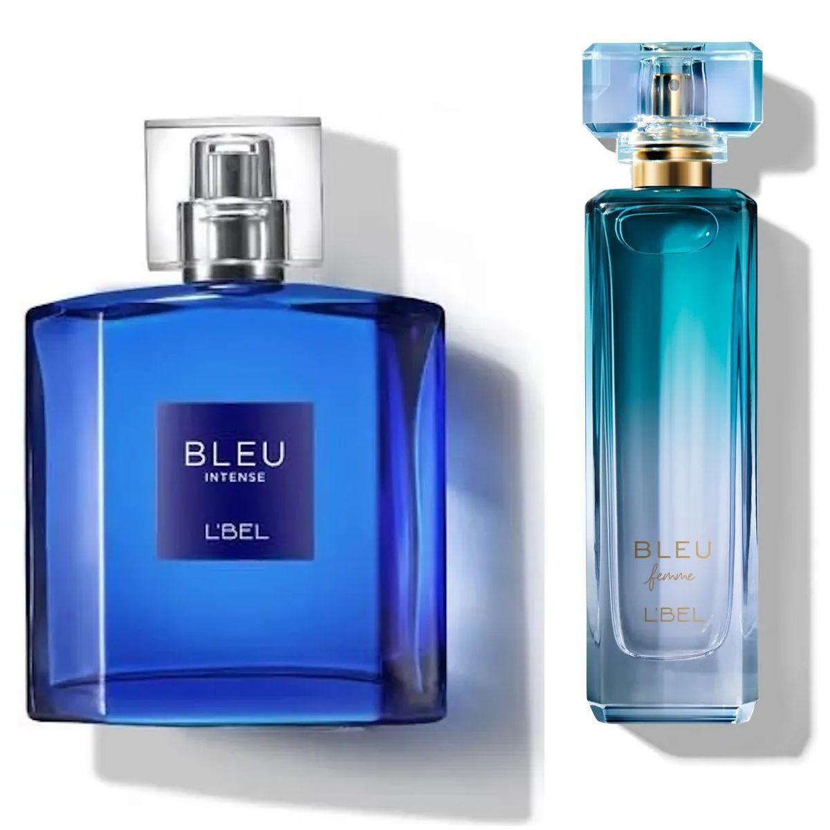 LBEL - Set Perfume de Mujer Bleu Femme y Perfume Masculino Bleu Intense