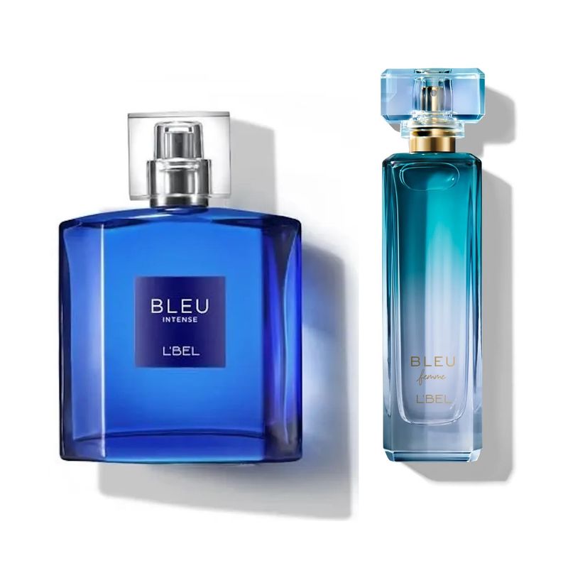 LBEL - Set Perfume de Mujer Bleu Femme y Perfume Masculino Bleu Intense