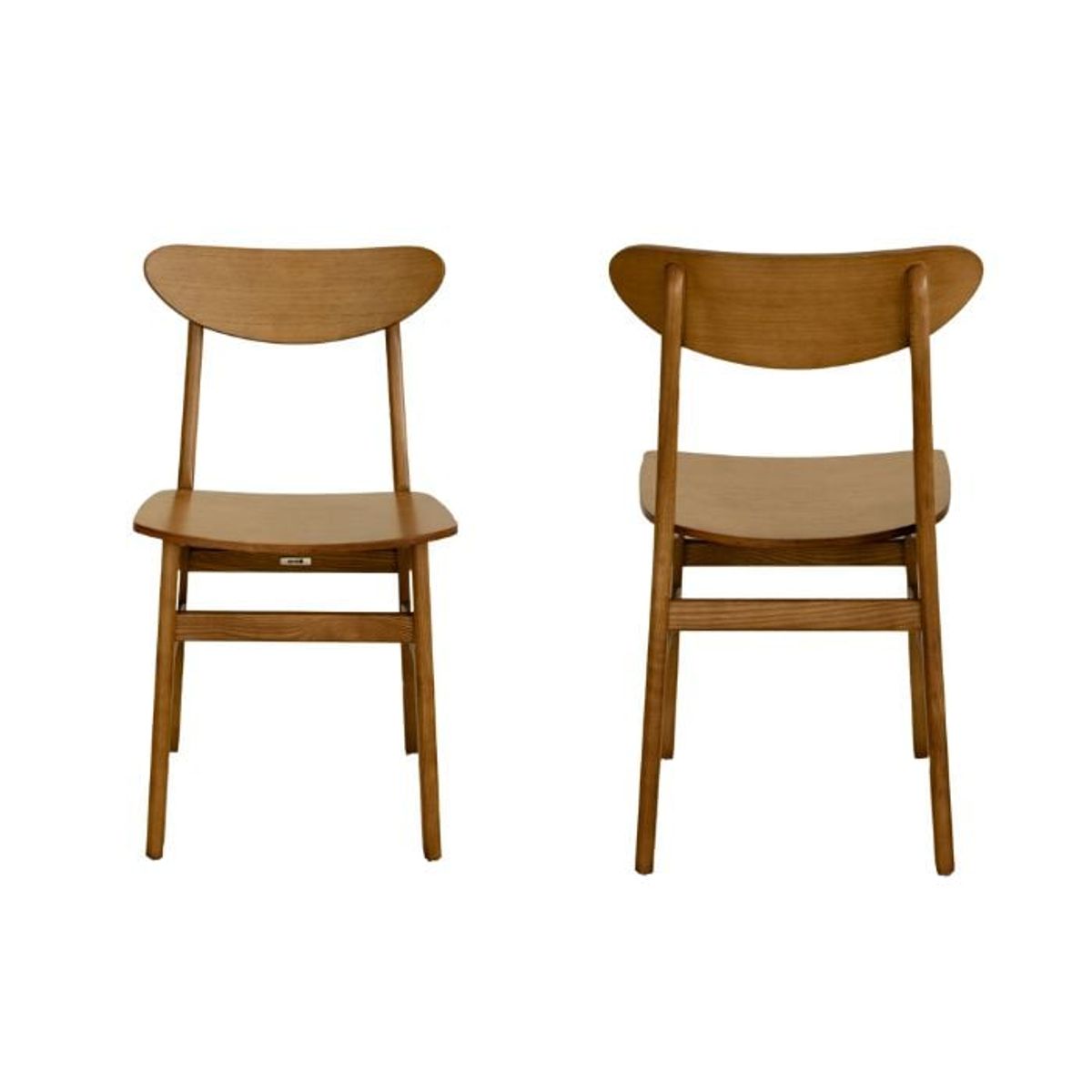 NIHM - Silla de Comedor Buhl Marrón Oscuro