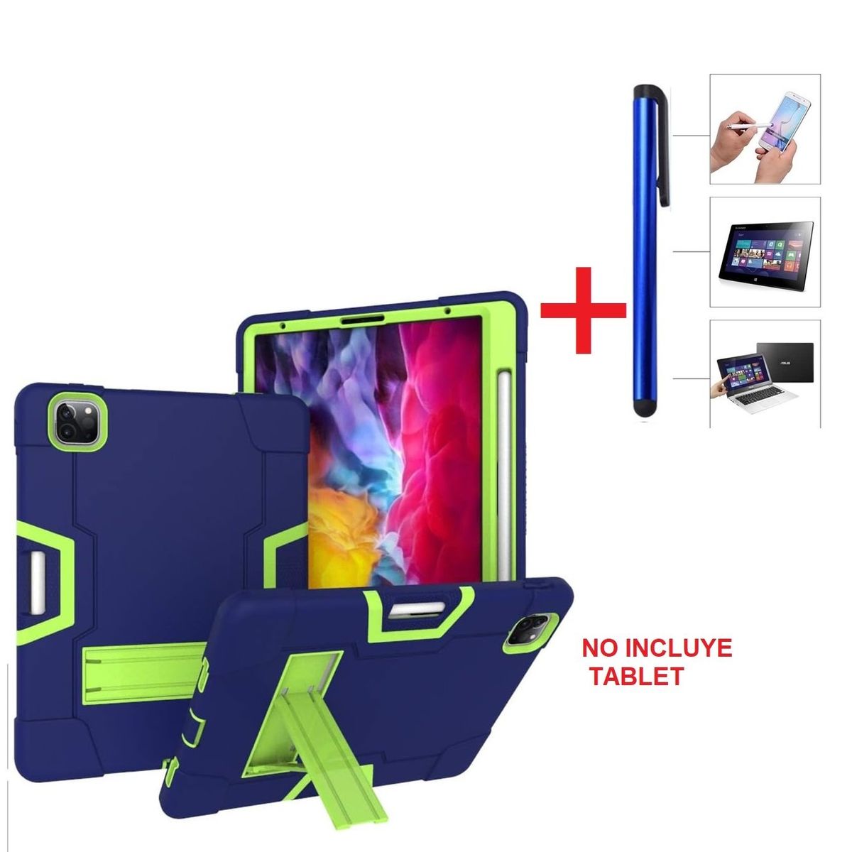 GENERICO - Funda Armor + Lapiz para iPad Air 4 / Air 5 A2316 A2324 A2588 A2589