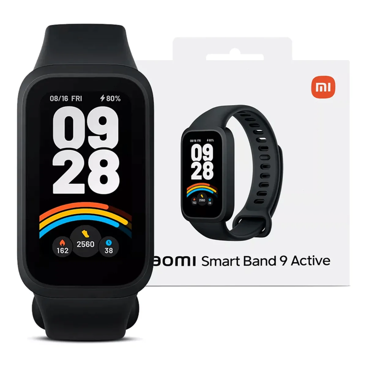 XIAOMI - RELOJ XIAOMI SMART BAND 9 ACTIVE COLOR NEGRO