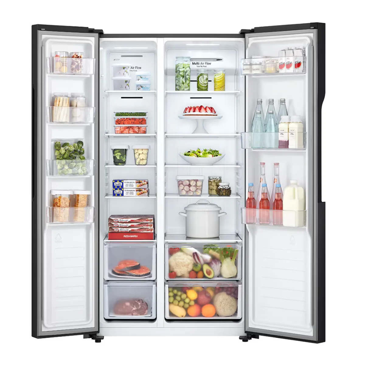 LG - Refrigeradora Side by Side 509L GS51MPD