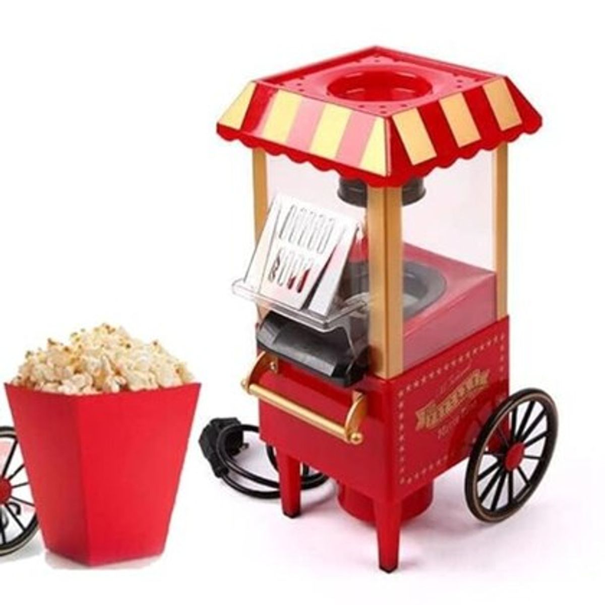 OEM - Máquina Eléctrica para hacer Palomitas de Maiz Pop Corn sin Aceite