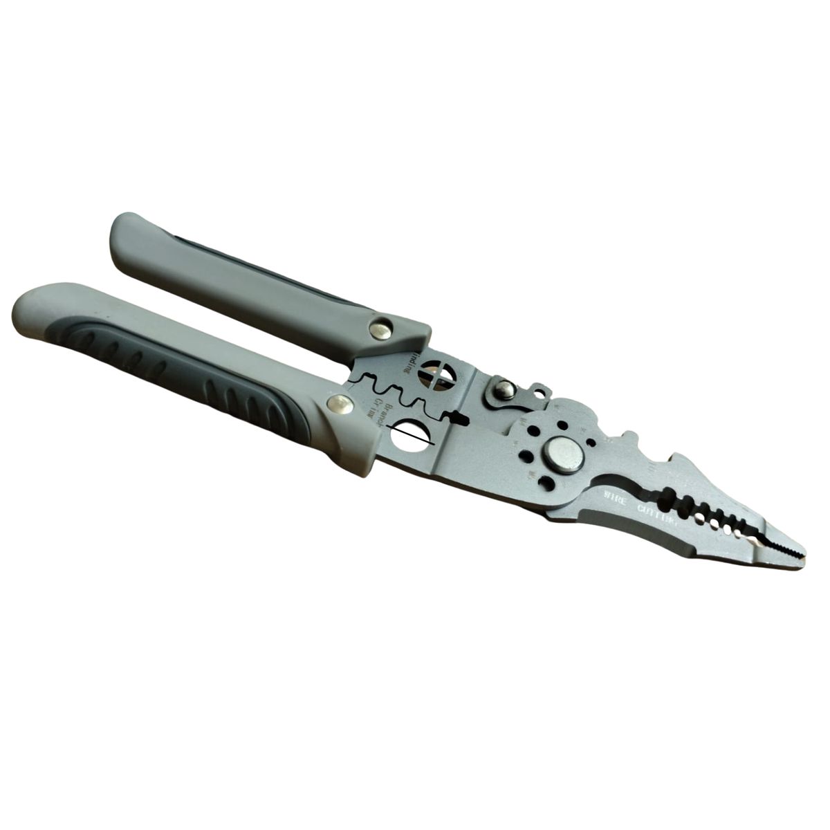 GENERICO - ALICATE MULTIFUNCIONAL 9 EN 1  PELACABLE, CORTACABLE, PRENSACABLE, ETC