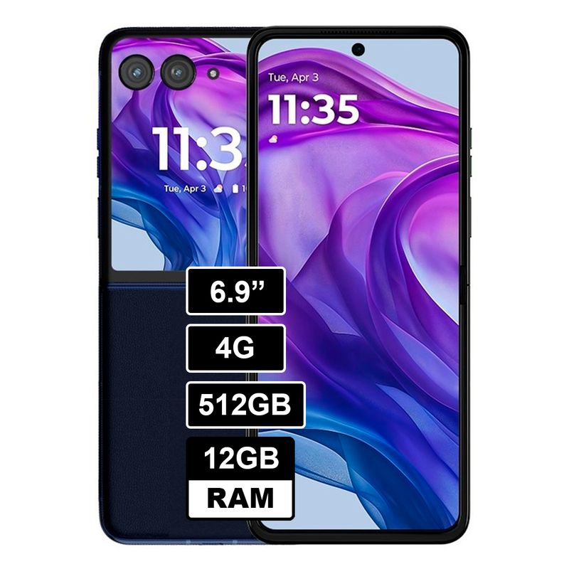 MOTOROLA - CELULAR MOTAROLA RAZR 50 ULTRA 512GB 12GB RAM AZUL