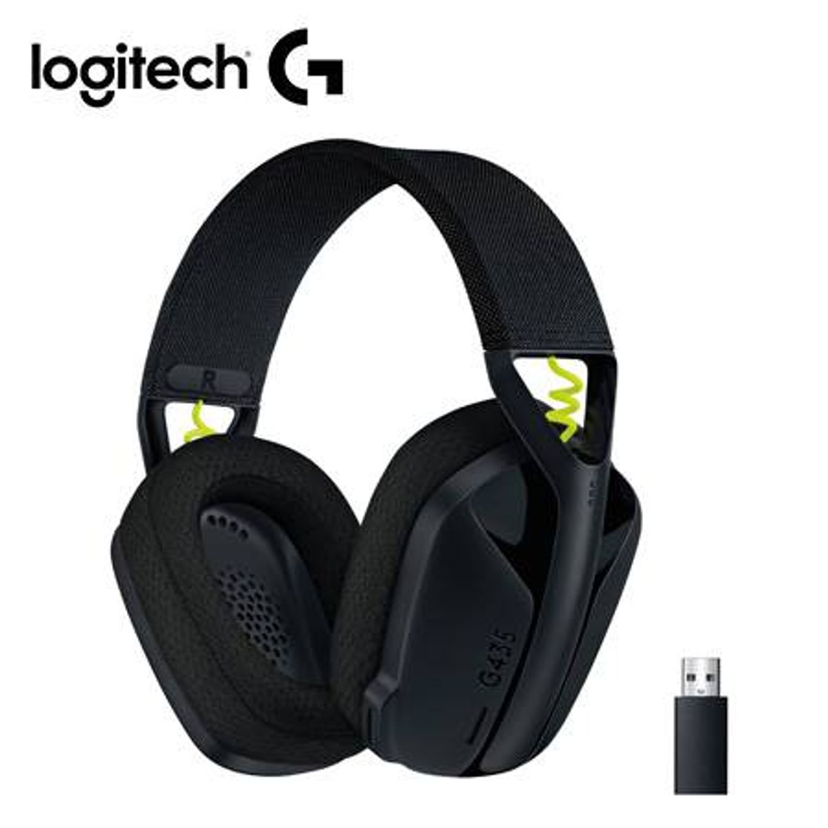 LOGITECH - AUDIFONO CMICROF LOGITECH G435 BT LIGHTSPEED BLACK 981-001049-P