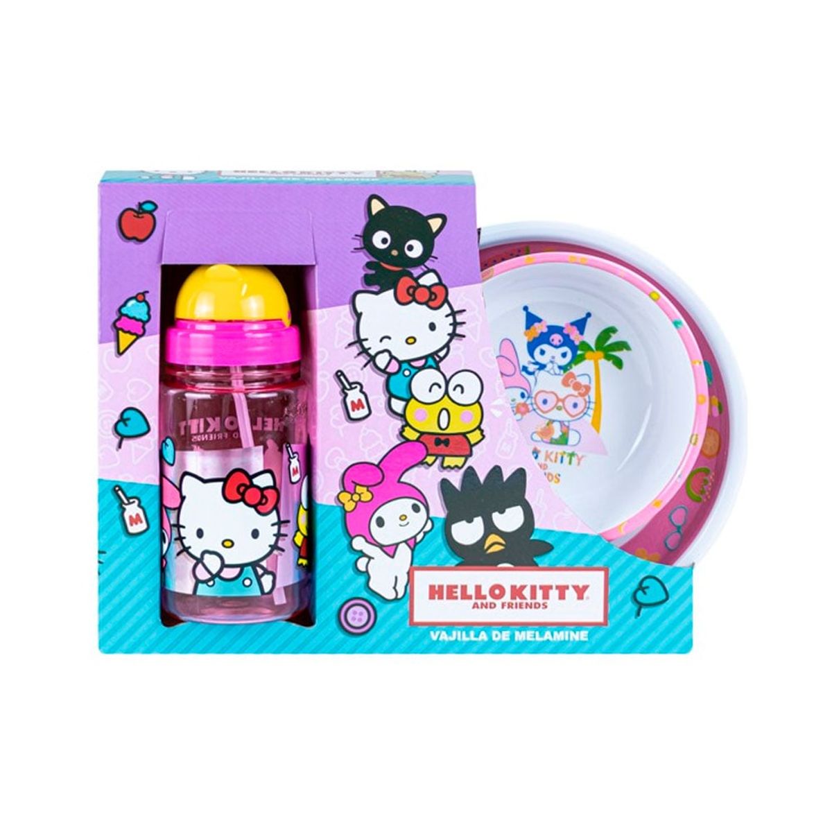 SCOOL - Vajilla infantil Hello Kitty & Amigos +Tomatodo Scool 703510
