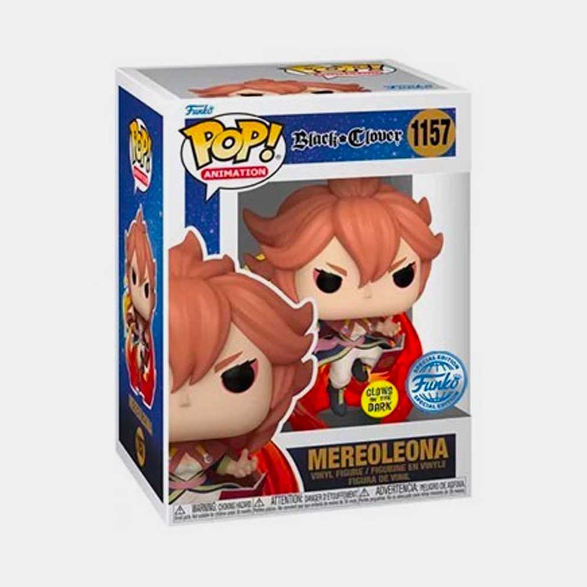 FUNKO - FUNKO POP BLACK CLOVER - MEREOLEONA GLOWS IN THE DARK SE