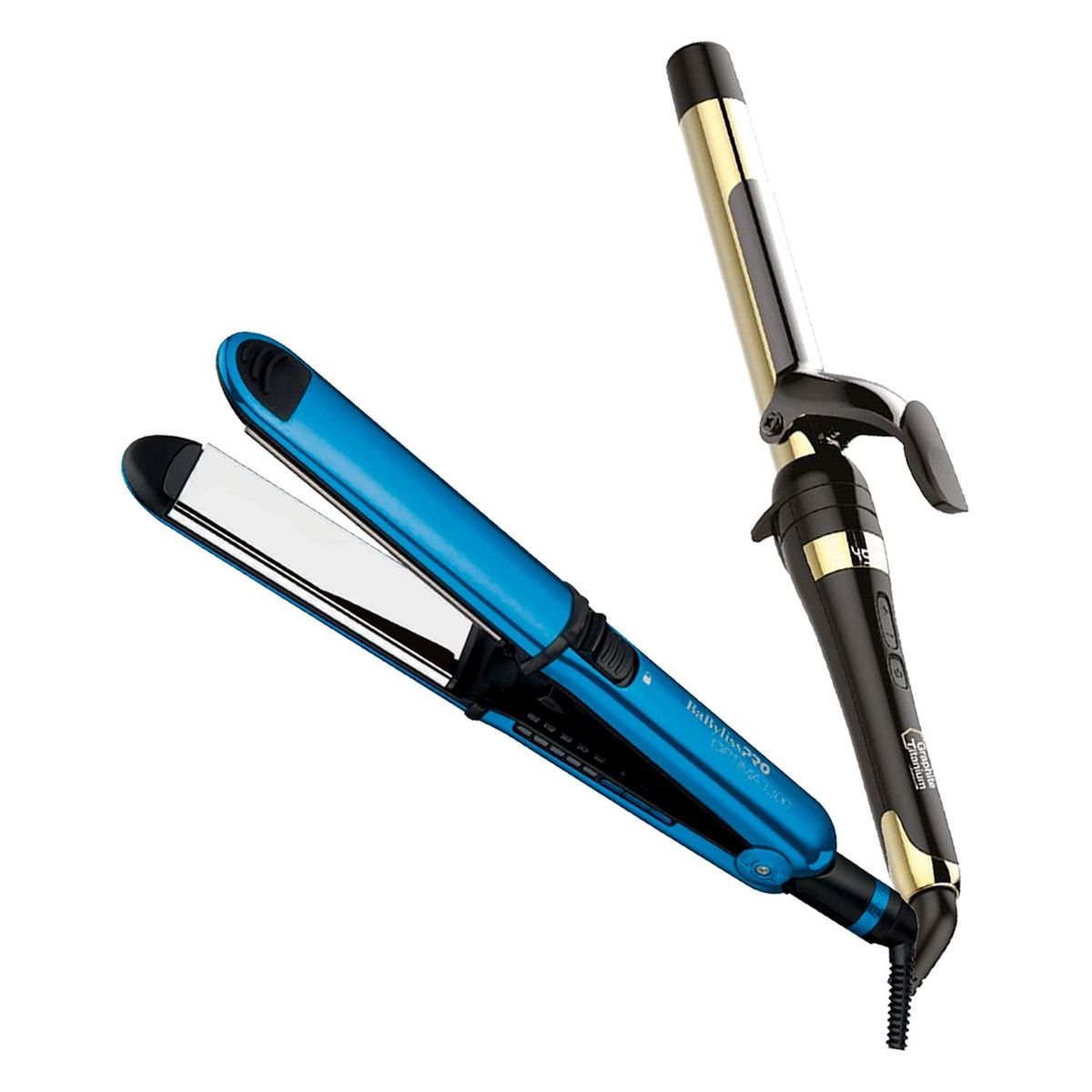 BABYLISS PRO - Combo BabylissPRO Alisadora Optima 3300 BBC3300TPE y Rizador BGT100PE
