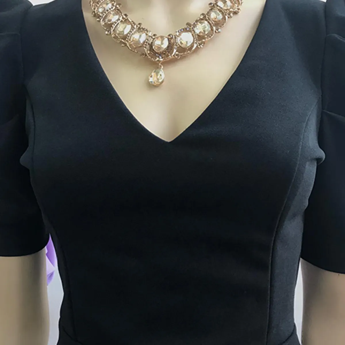 GENERICO - Vestido Midi Molly Color Negro Estacion 108