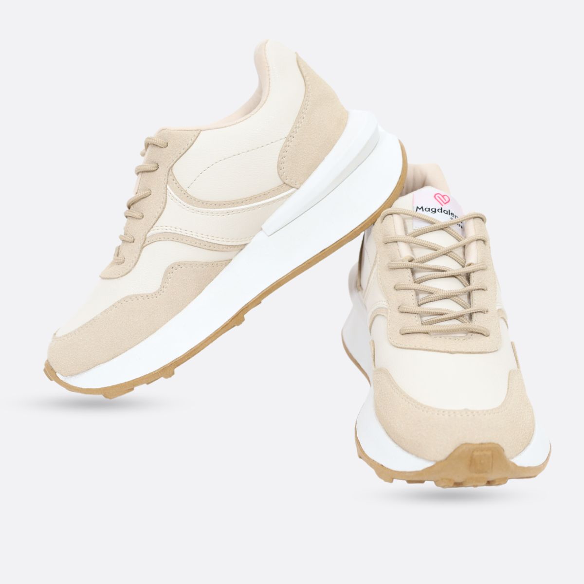 MAGDALENA SHOES - Zapatillas Mujer Aria 870 beige