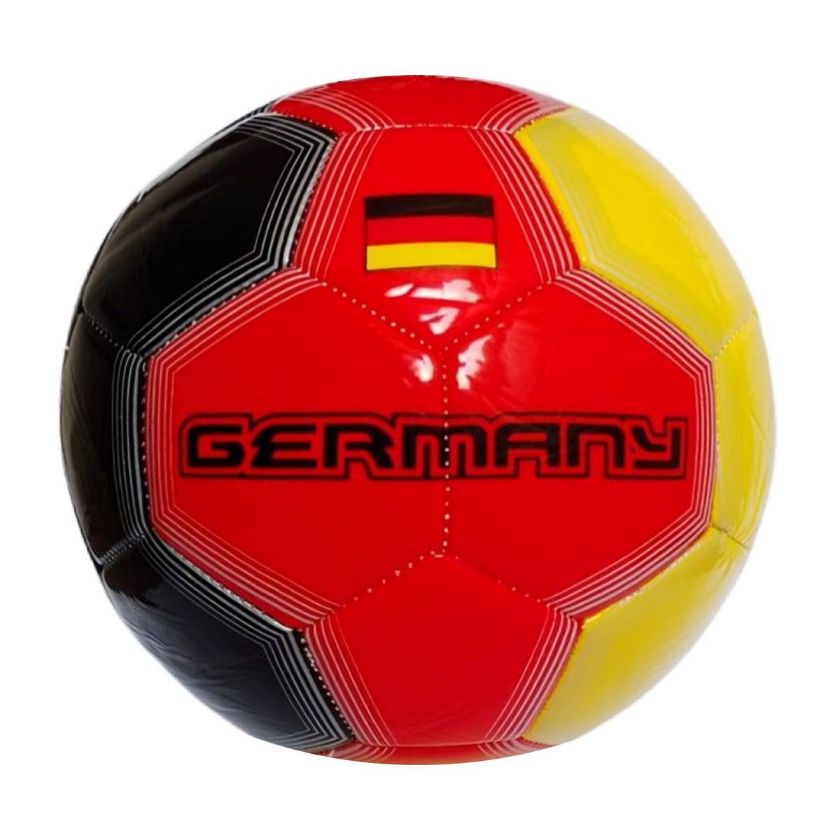 GENERICO - PELOTA PARA FÚTBOL TALLA 5 CUERO COSIDO ALEMANIA