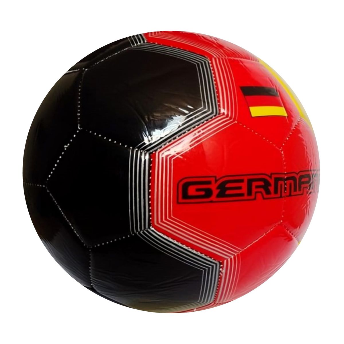 GENERICO - PELOTA PARA FÚTBOL TALLA 5 CUERO COSIDO ALEMANIA