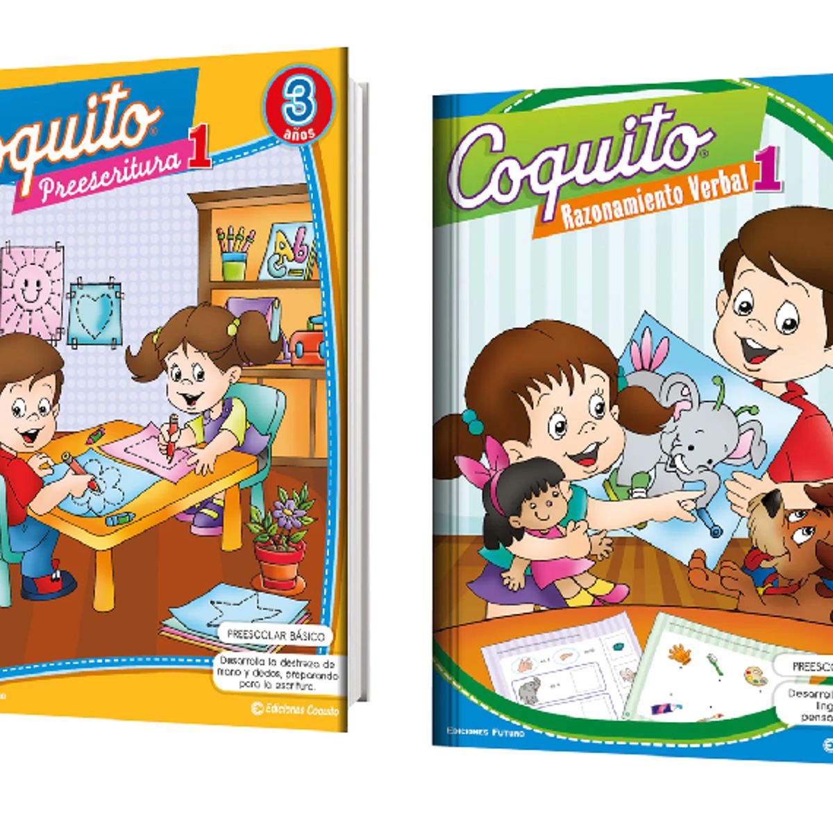 GENERICO - Pack 2  Libros infantiles comprension lectora 3 años